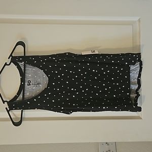 SO | Daisy Print Racer back tank NWT